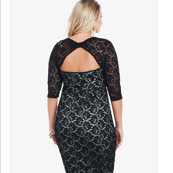 Torrid LACE ILLUSION SWEETHEART DRESS - Picture 3 of 8